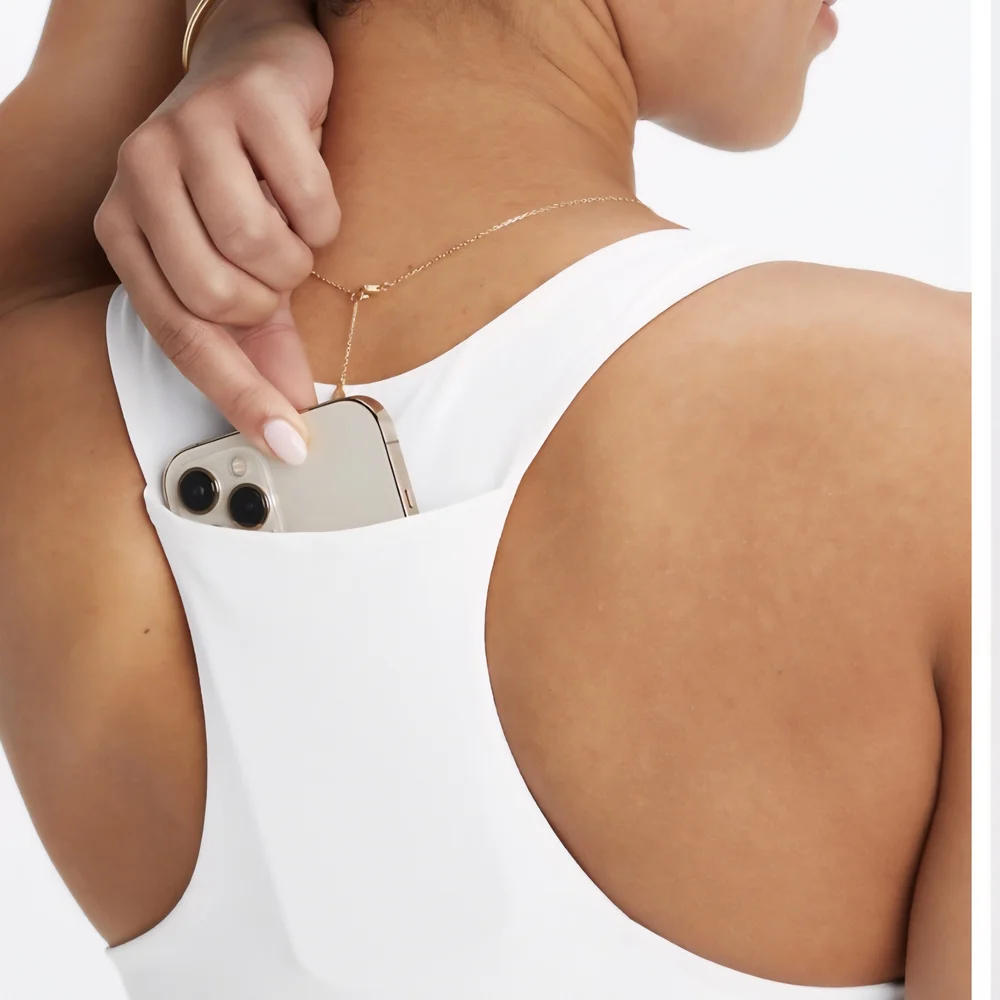Fabletics Sz Med White On The Go Built Classic Dress
